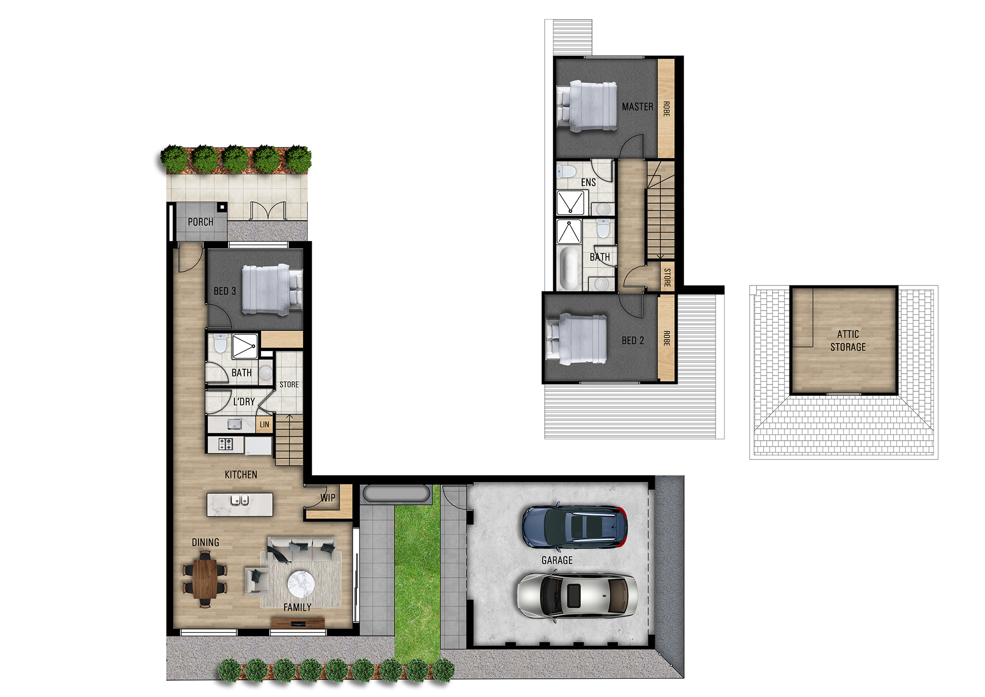 3D floor plans